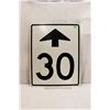 Image 1 : 30 KM Road Sign (24"x 29.5")