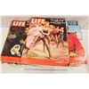 Image 1 : Box of Vintage 50's Life and Look Magazines