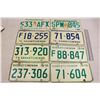 Image 1 : (8) Vintage SK License Plates