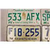 Image 4 : (8) Vintage SK License Plates