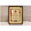 Image 1 : Framed Canadian Junior Red Cross Certificate