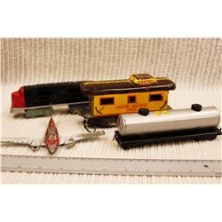(3) Toy Metal Trains and Airplane