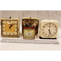 (4) Vintage Clocks
