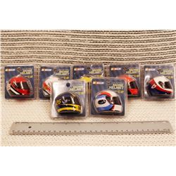 (7) Miniature Collectable Nascar Helmets