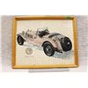 Image 2 : Framed Automobile Puzzle (21.5"x 17.5") and (2) Framed Photographs (21"x 9")