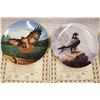 Image 6 : Edwin M Knowles China Company Collector's Plate Set, The Majestic Birds Collection (8 Plates) w/Stor