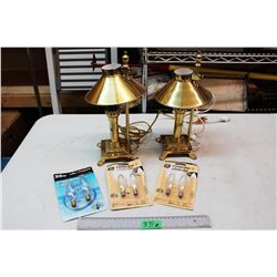 Pair of Vintage Style Lamps (Working)