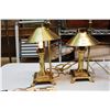 Image 3 : Pair of Vintage Style Lamps (Working)
