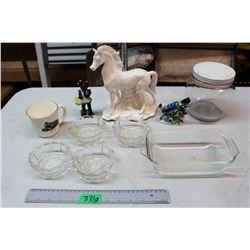 Lot of Vintage Dishes and Nick Nacks