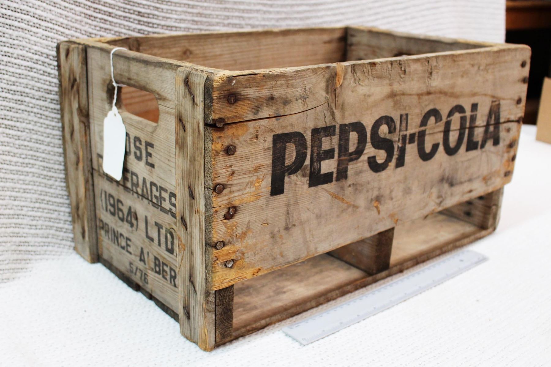Vintage Wooden Pepsi Cola Crate