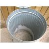 Image 2 : Vintage Galvanized Garbage Can w/Handles (29"x 18" diameter)