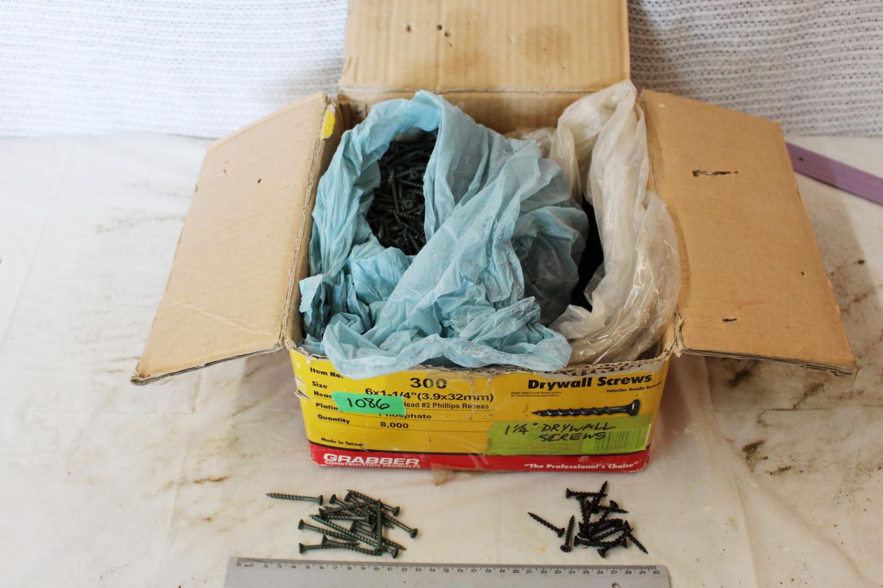 Box of Drywall Screws