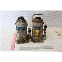 (2) Hydraulic Bottle Jacks