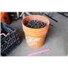 Image 1 : Large Bucket of 4" Twist Nails