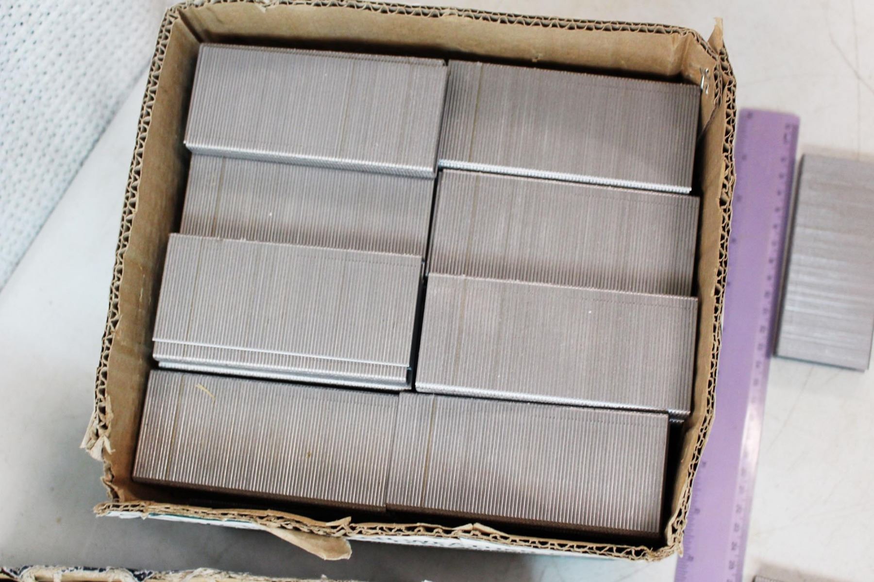 Box 2 PO x 1/2PO 16 Caliber BCS Series Staples W/ Simmilar Box of Staples