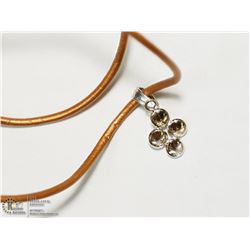 5) 14KT GOLD DIAMOND PENDANT