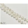 Image 1 : 14) SILVER CLASP FRESHWATER PEARL NECKLACE