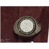 Image 1 : 41) SILVER CUBIC ZIRCONIA MENS RING