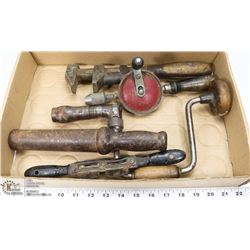 FLAT OF VINTAGE TOOLS