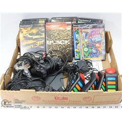 FLAT W/SONY PS2 WITH 2 REMOTES & 10