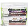 Image 1 : BUNDLE OF 10 XBOX-360 GAMES - HOUSEHOLD