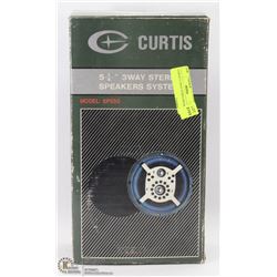 CURTIS 5-3 WAY STEREO SPEAKERS.