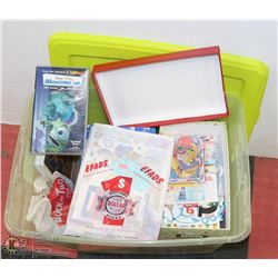 TOTE WITH KIDS CRAFTS INCL BEADS, PAPER PUNCHES