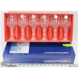 6PC D'ARQUES CRYSTAL SET