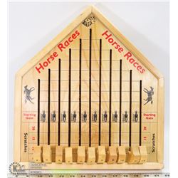 VINTAGE DRINKING HORSE RACE GAME