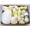 Image 1 : BOX FULL OF ASSORTED YARNS - HOUSEHOLD