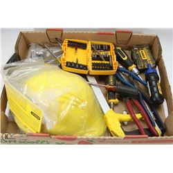 FLAT OF STANLEY & DEWALT TOOLS