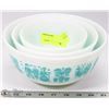 Image 1 : 3PC PYREX BOWL SET