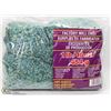 Image 1 : 1LB BAG OF 100% ACRYLIC YARN GREEN & BLUE MIX