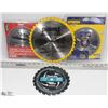 Image 1 : BOX OF SAW BLADES INCL 3 CIRCULAR SAW BLADES, 10"