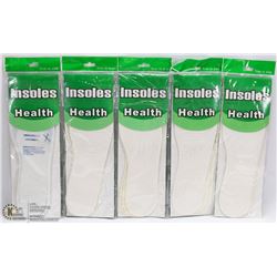 BUNDLE OF 5 'TRIM TO SIZE' INSOLES