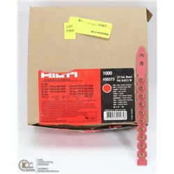 PARTIAL BOX OF HILTI .27 CAL. SHORT