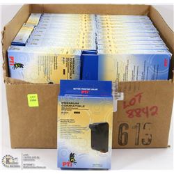 LARGE FLAT OF BLACK PRINTER INK