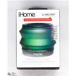 IHOME COLOR CHANGING BLUETOOTH RECHARGEABLE
