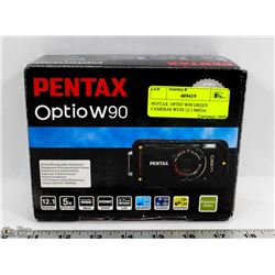 PENTAX  OPTIO W90 GREEN CAMERAS WITH 12.1 MEGA