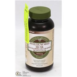 BOTTLE OF GNC NATURAL BRAND PSYLLIUM SEED HUSK