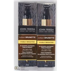 NEW 2 PACK OF JOHN FREIDA IN SHOWER LIGHTENING