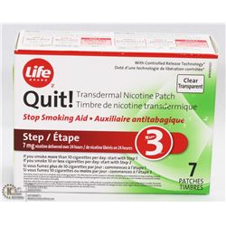 STOP SMOKING NICOTINE PATCH KIT.