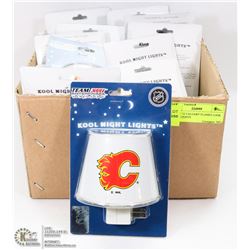 LOT OF 12 CALGARY FLAMES LOOK NIGHT LIGHTS