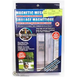 NEW MAGNETIC MESH SCREEN DOOR, HANDS FREE