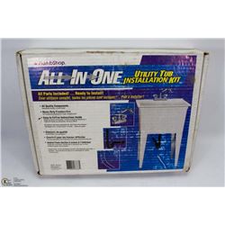 ALL IN ONE UTILITY TUB INSTALLATION KIT