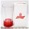 Image 1 : LOT OF 2 BUDWEISER RED LIGHT GLASSES - LIGHTS UP