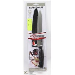 NEW FARBERWARE 8" SLICER KNIFE WITH SELF SHARPENING