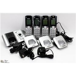 VTECH 4 HANDSET CORDLESS ANSWERING SYSTEM