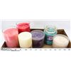 Image 1 : 6 ASSORTED  DELUXE SCENTED CANDLES