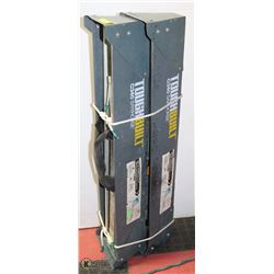 LOT OF 2 TOUGH BUILT PORTABLE SAW HORSES.